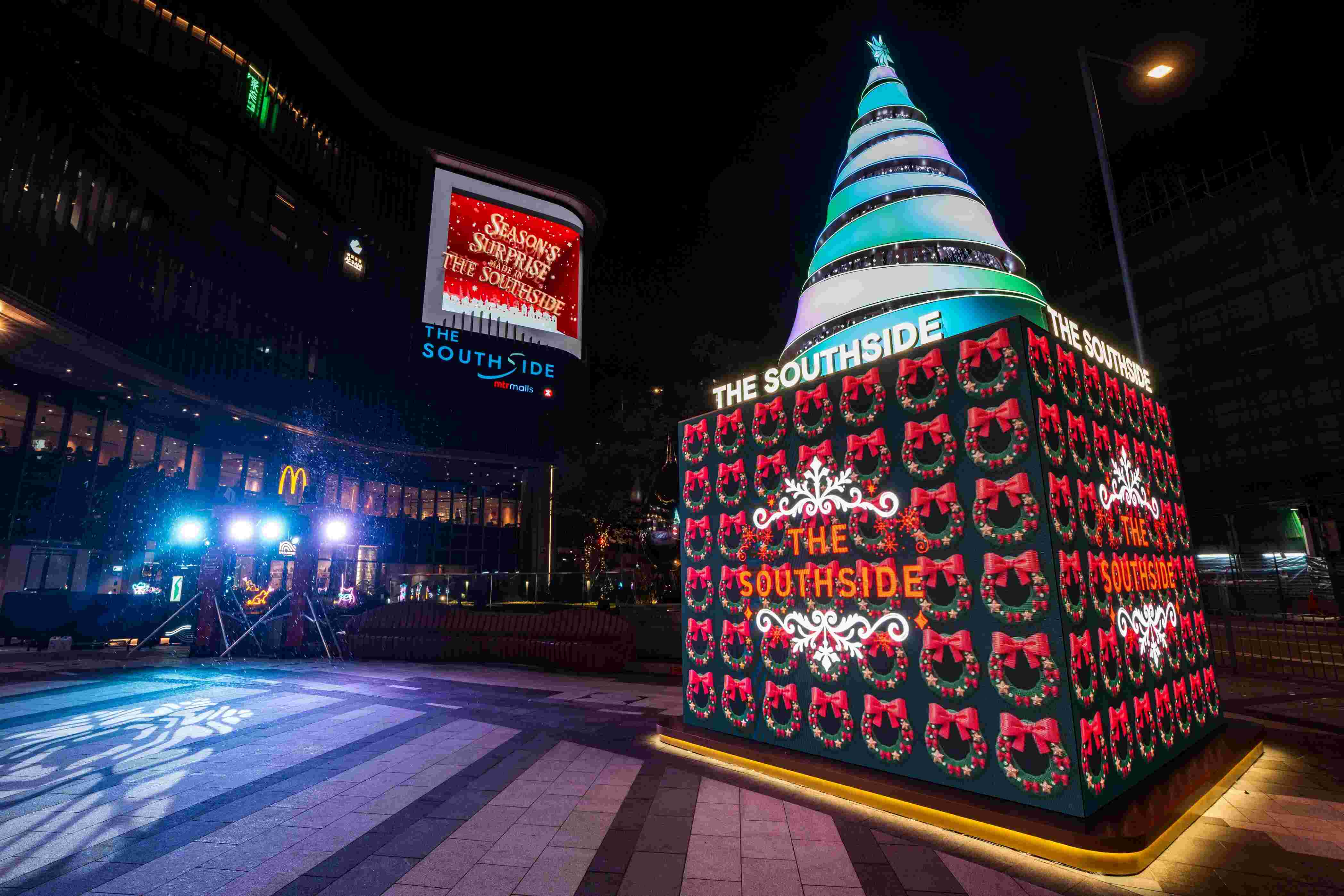 8米高戶外光影聖誕樹