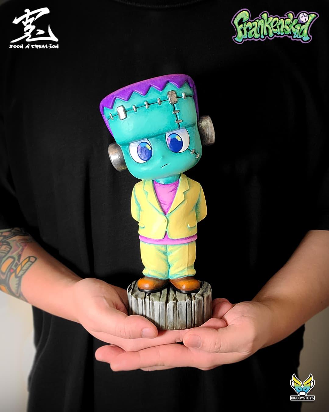 限量5隻Frankenskid  What Resin Statue