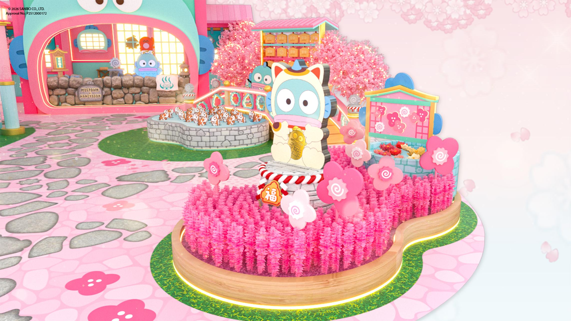 打卡位：HANGYODON花開富貴祈願花圃