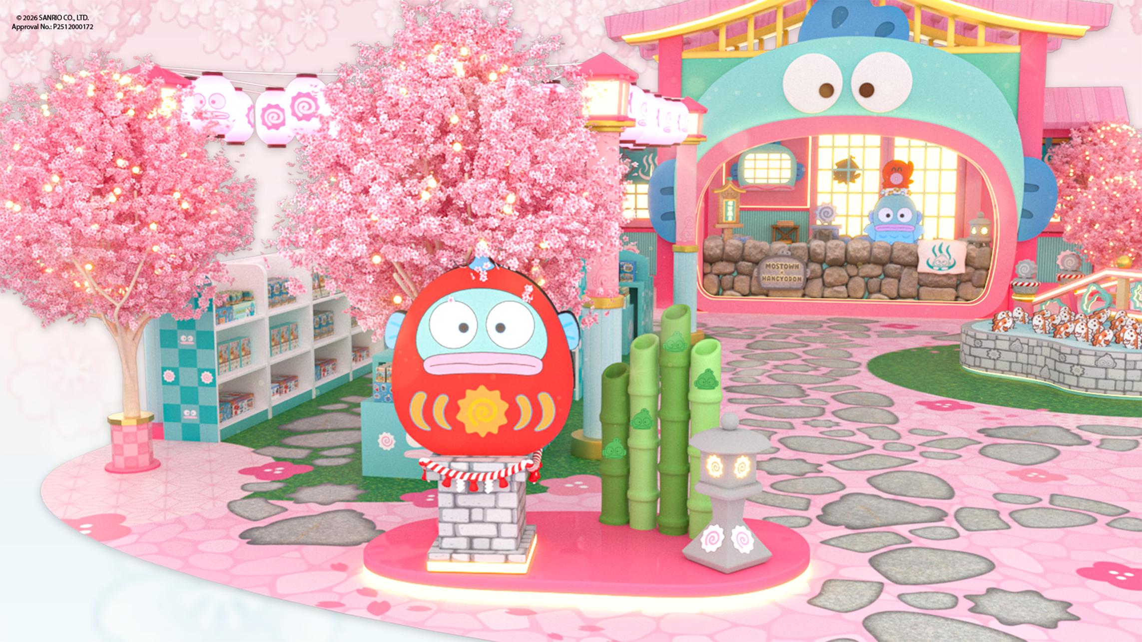 打卡位：新春招運達摩HANGYODON