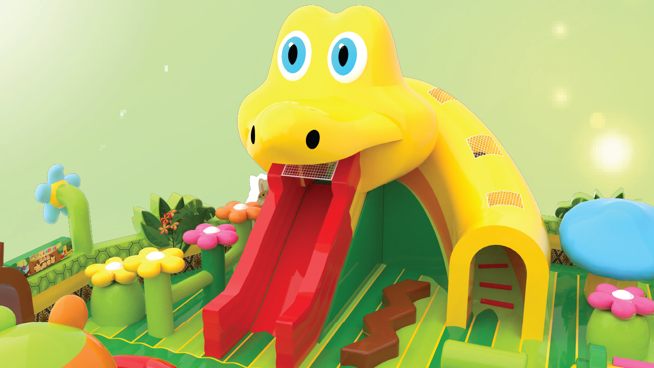 7米高巨型「蛇」滑梯