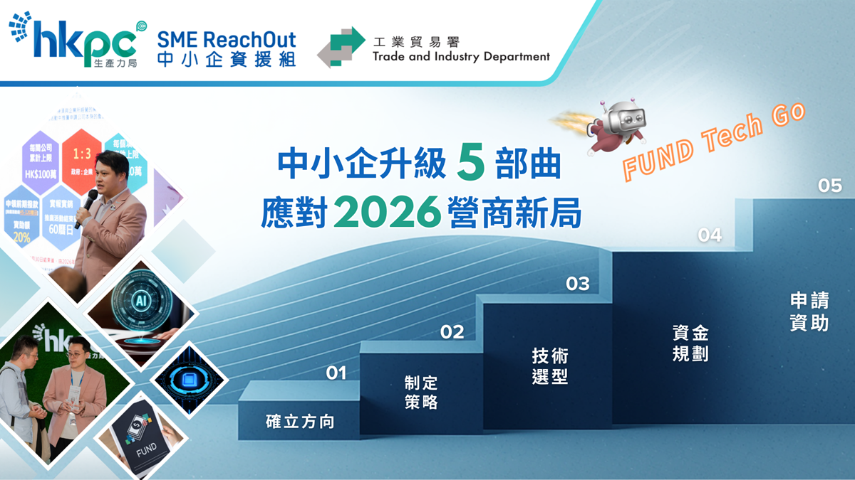 媒體報道：應對 2026 營商新局 中小企升級五部曲