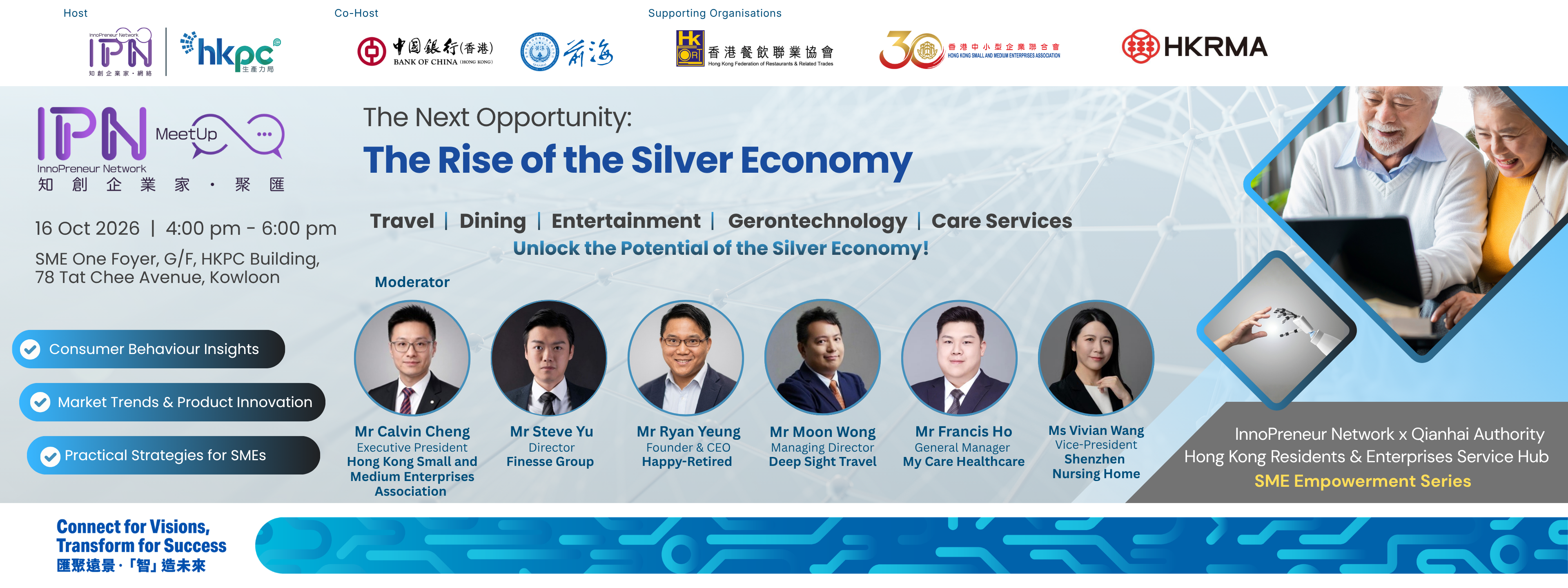 InnoPreneur MeetUp - The Next Opportunity: The Rise of the Silver Economy